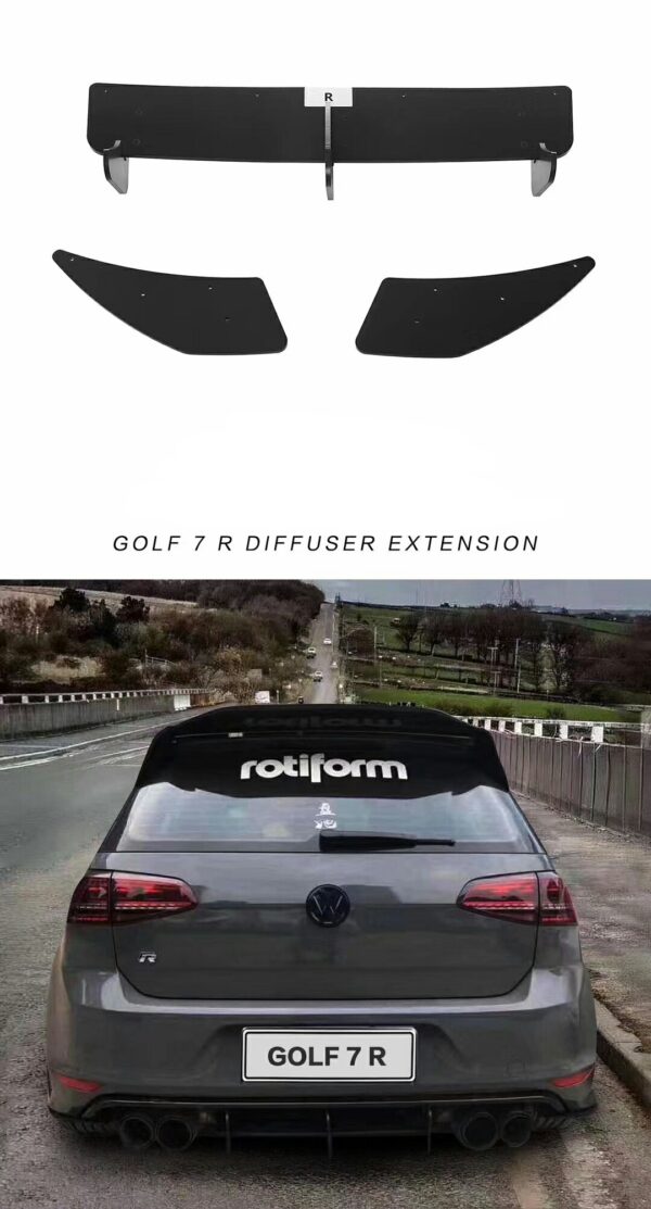 Rear Valance Volkswagen Golf 7 R