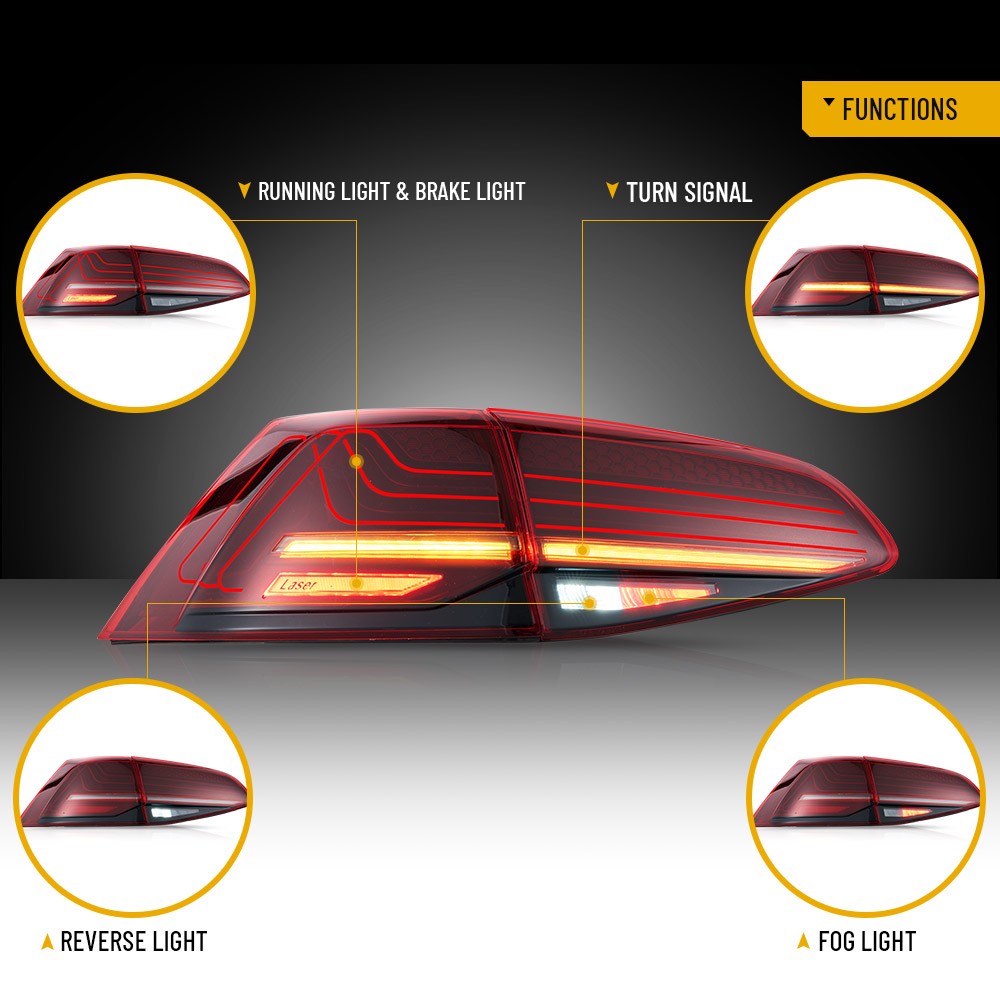Vland Golf 7 Laser Style (Red)