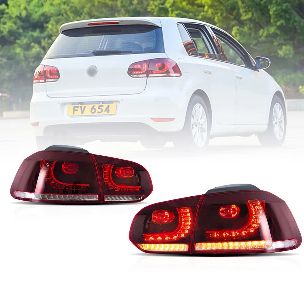 VLAND Sequential LED Tail Lights for VW Golf MK6 – Easy Plug & Play Installation