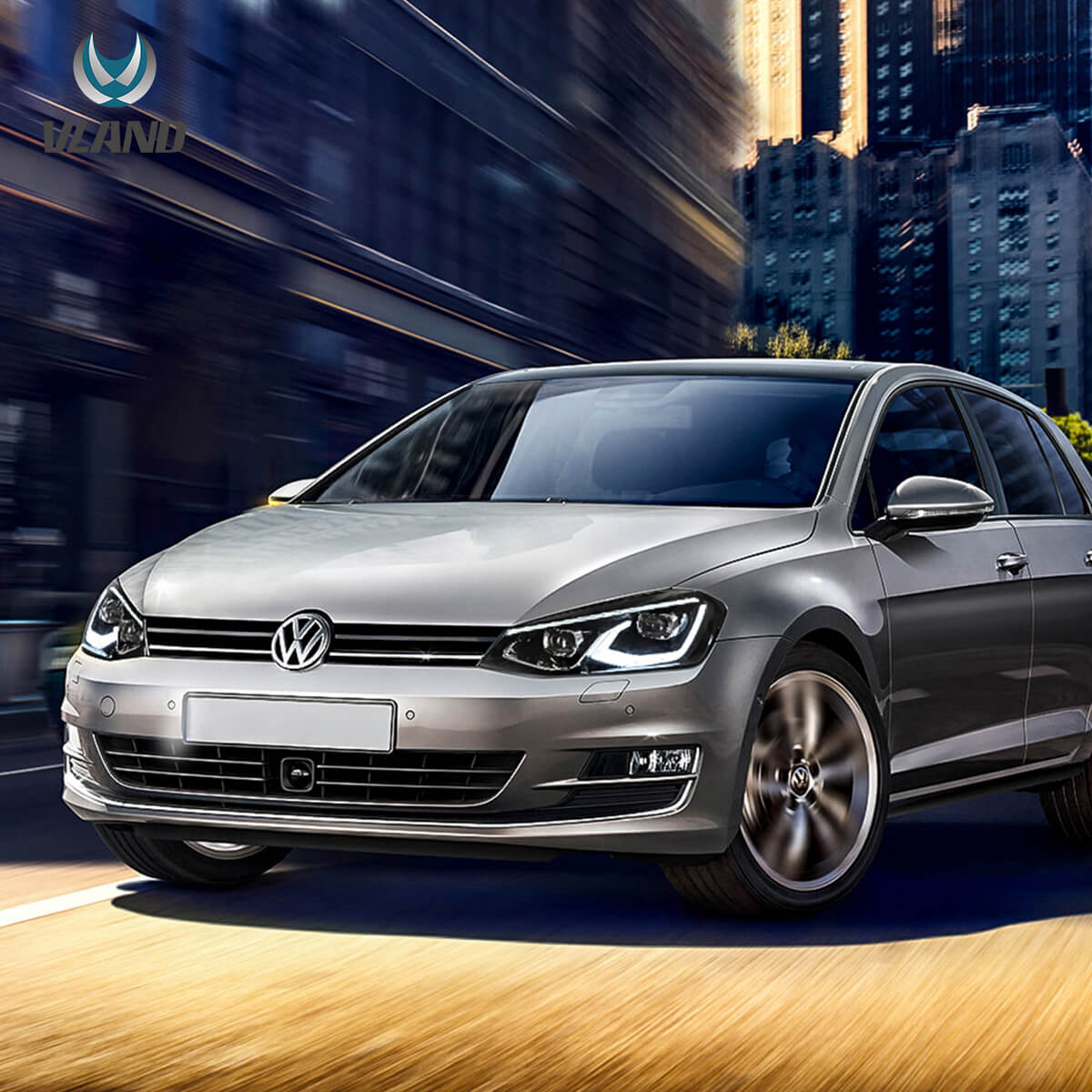Golf 7 MK8-Style LED Headlights – Plug & Play